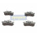 Kit de plaquettes de frein, frein à disque PP-219AF Japanparts, Vignette 2