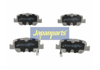 Kit de plaquettes de frein, frein à disque PP-220AF Japanparts