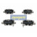 Kit de plaquettes de frein, frein à disque PP-220AF Japanparts