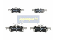 Kit de plaquettes de frein, frein à disque PP-225AF Japanparts