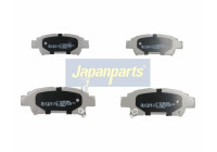 Kit de plaquettes de frein, frein à disque PP-258AF Japanparts