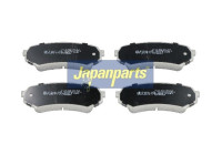 Kit de plaquettes de frein, frein à disque PP-259AF Japanparts