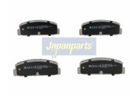 Kit de plaquettes de frein, frein à disque PP-302AF Japanparts