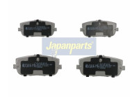 Kit de plaquettes de frein, frein à disque PP-311AF Japanparts
