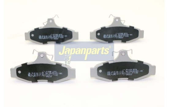 Kit de plaquettes de frein, frein à disque PP-398AF Japanparts