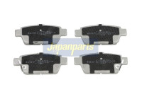 Kit de plaquettes de frein, frein à disque PP-412AF Japanparts