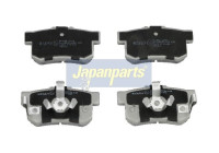 Kit de plaquettes de frein, frein à disque PP-445AF Japanparts
