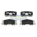 Kit de plaquettes de frein, frein à disque PP-505AF Japanparts, Vignette 2