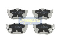 Kit de plaquettes de frein, frein à disque PP-595AF Japanparts