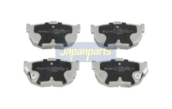 Kit de plaquettes de frein, frein à disque PP-595AF Japanparts