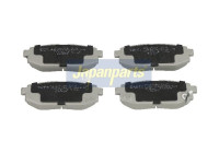 Kit de plaquettes de frein, frein à disque PP-705AF Japanparts