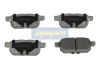Kit de plaquettes de frein, frein à disque PP-801AF Japanparts