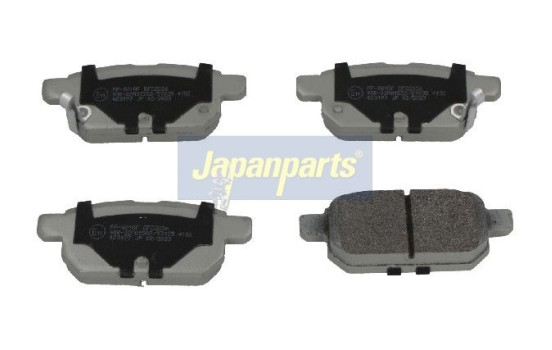 Kit de plaquettes de frein, frein à disque PP-801AF Japanparts