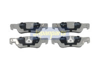 Kit de plaquettes de frein, frein à disque PP-900AF Japanparts