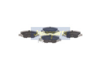 Kit de plaquettes de frein, frein à disque PP-901AF Japanparts