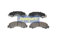 Kit de plaquettes de frein, frein à disque PP-909AF Japanparts