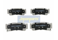 Kit de plaquettes de frein, frein à disque PP-H08AF Japanparts