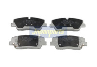 Kit de plaquettes de frein, frein à disque PP-H10AF Japanparts