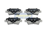 Kit de plaquettes de frein, frein à disque PP-H11AF Japanparts