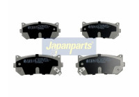 Kit de plaquettes de frein, frein à disque PP-K00AF Japanparts