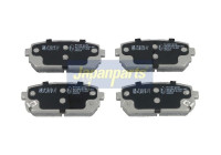 Kit de plaquettes de frein, frein à disque PP-K10AF Japanparts