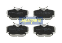 Kit de plaquettes de frein, frein à disque PP-L02AF Japanparts