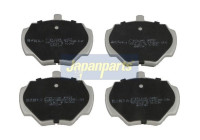 Kit de plaquettes de frein, frein à disque PP-L04AF Japanparts