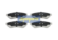 Kit de plaquettes de frein, frein à disque PP-W01AF Japanparts