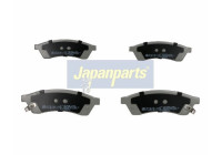 Kit de plaquettes de frein, frein à disque PP-W03AF Japanparts