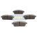 Kit de plaquettes de frein, frein à disque PP-W05AF Japanparts, Vignette 2