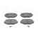 Kit de plaquettes de frein, frein à disque PREMIER ECO FRICTION FDB1011 Ferodo, Vignette 2