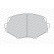 Kit de plaquettes de frein, frein à disque PREMIER ECO FRICTION FDB1011 Ferodo, Vignette 3