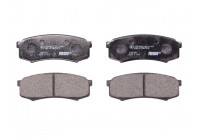 Kit de plaquettes de frein, frein à disque PREMIER ECO FRICTION FDB1021 Ferodo