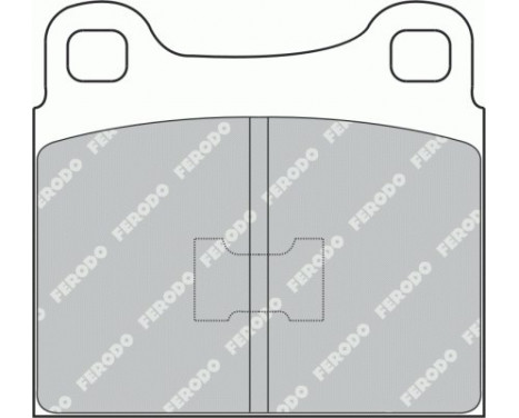 Kit de plaquettes de frein, frein à disque PREMIER ECO FRICTION FDB105 Ferodo, Image 2