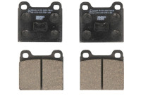 Kit de plaquettes de frein, frein à disque PREMIER ECO FRICTION FDB105 Ferodo