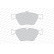 Kit de plaquettes de frein, frein à disque PREMIER ECO FRICTION FDB1050 Ferodo, Vignette 4