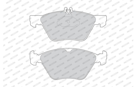 Kit de plaquettes de frein, frein à disque PREMIER ECO FRICTION FDB1050 Ferodo, Image 4