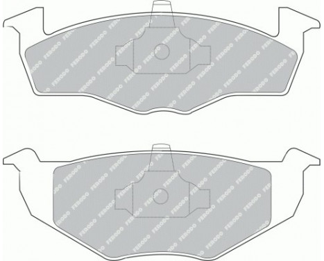 Kit de plaquettes de frein, frein à disque PREMIER ECO FRICTION FDB1054 Ferodo, Image 2