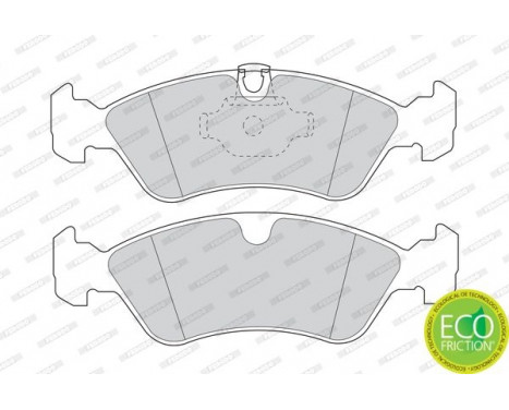 Kit de plaquettes de frein, frein à disque PREMIER ECO FRICTION FDB1067 Ferodo, Image 3