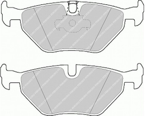 Kit de plaquettes de frein, frein à disque PREMIER ECO FRICTION FDB1075 Ferodo, Image 2