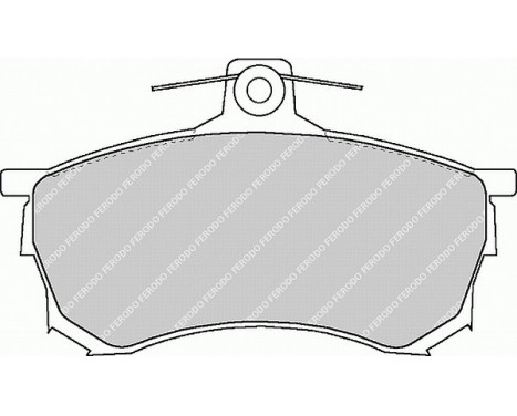 Kit de plaquettes de frein, frein à disque PREMIER ECO FRICTION FDB1092 Ferodo, Image 2