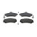 Kit de plaquettes de frein, frein à disque PREMIER ECO FRICTION FDB1093 Ferodo, Vignette 3