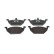 Kit de plaquettes de frein, frein à disque PREMIER ECO FRICTION FDB1094 Ferodo, Vignette 3