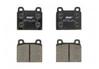Kit de plaquettes de frein, frein à disque PREMIER ECO FRICTION FDB11 Ferodo