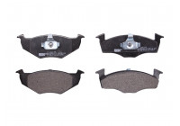 Kit de plaquettes de frein, frein à disque PREMIER ECO FRICTION FDB1101 Ferodo