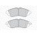 Kit de plaquettes de frein, frein à disque PREMIER ECO FRICTION FDB1116 Ferodo, Vignette 3