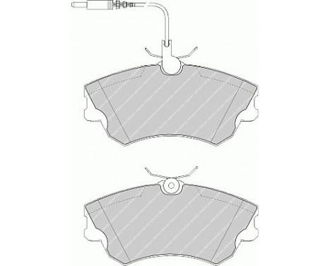 Kit de plaquettes de frein, frein à disque PREMIER ECO FRICTION FDB1124 Ferodo, Image 2