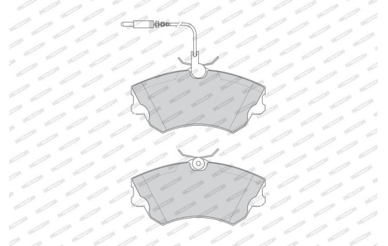 Kit de plaquettes de frein, frein à disque PREMIER ECO FRICTION FDB1124 Ferodo, Image 4