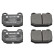 Kit de plaquettes de frein, frein à disque PREMIER ECO FRICTION FDB116 Ferodo