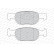 Kit de plaquettes de frein, frein à disque PREMIER ECO FRICTION FDB1160 Ferodo, Vignette 4